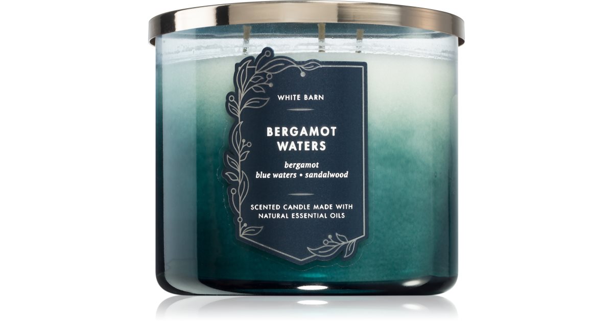 Bath &amp; Body Works Bergamot Waters doftljus 411 g