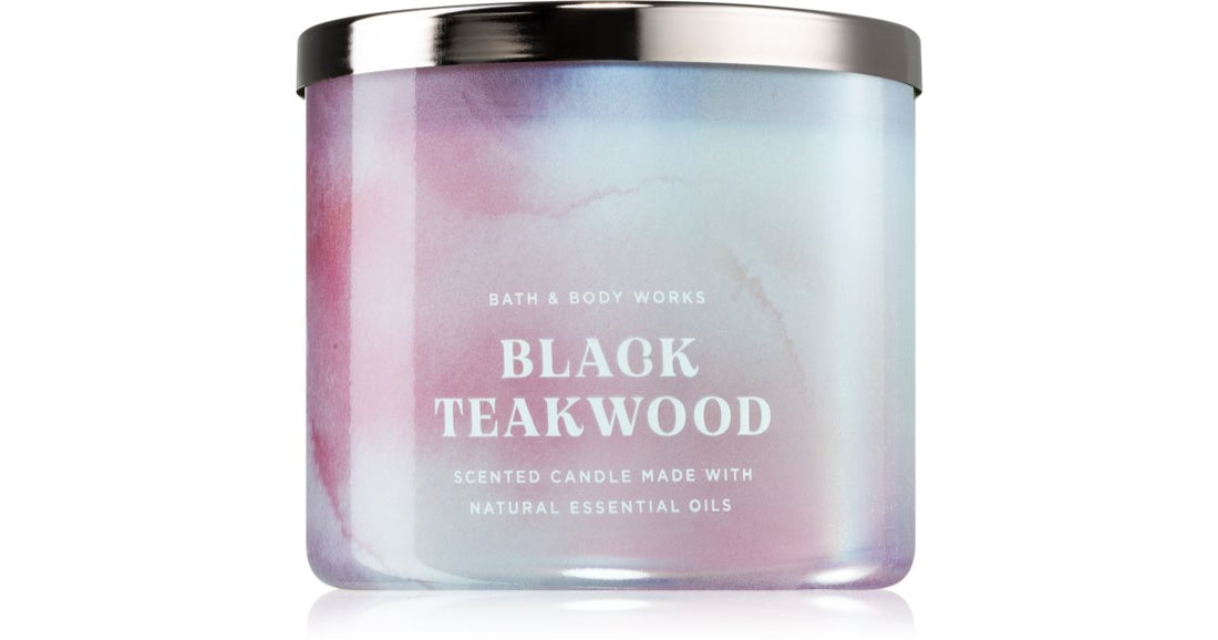 Bath &amp; Body Works Sort teaktræ 411 g