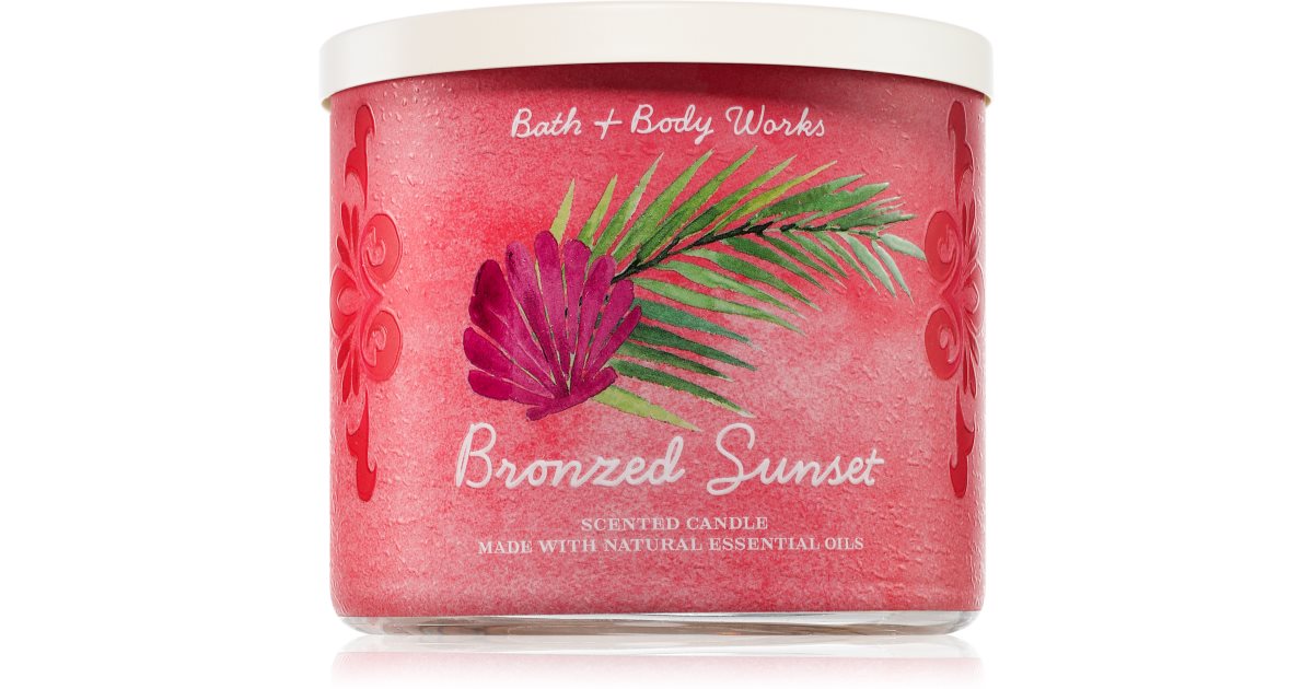 Bath &amp; Body Works Bronzed Sunset tuoksukynttilä 441 g