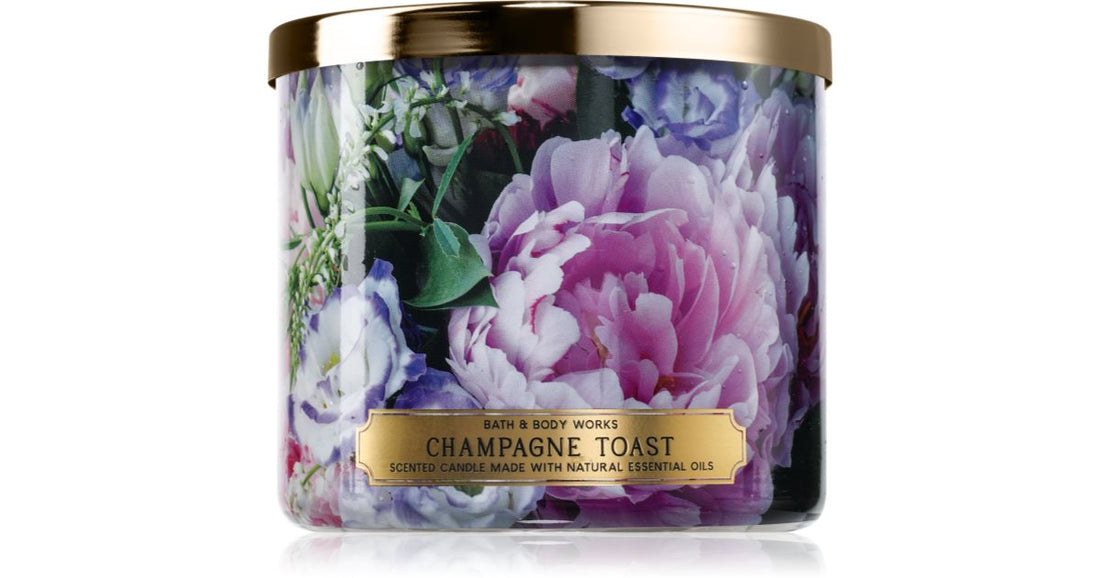 Bath &amp; Body Works Champagne Toast candela profumata 411 g