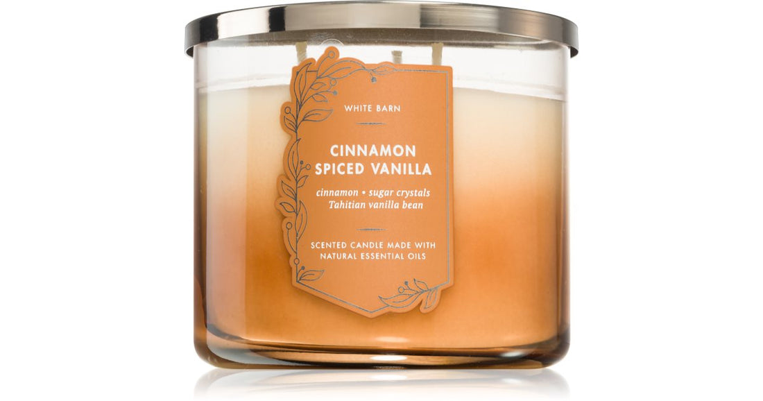 Bath &amp; Body Works Vonná svíčka Cinnamon Spiced Vanilla 411 g