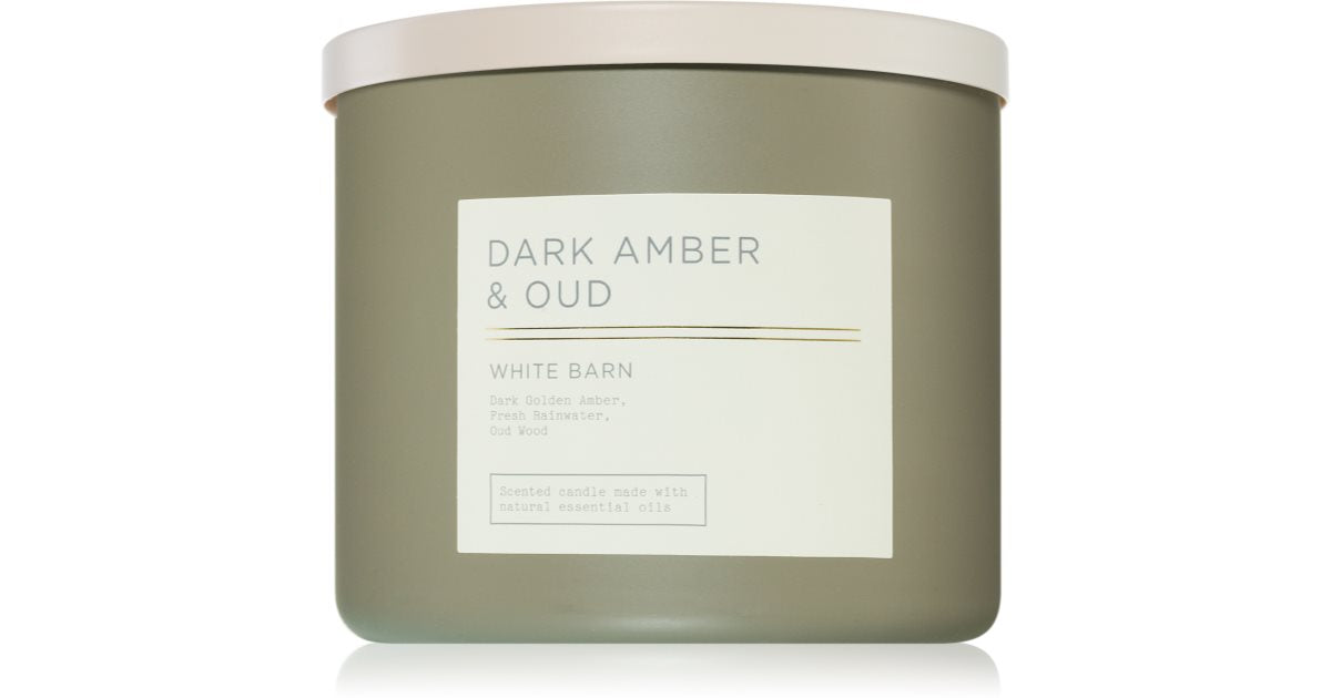 Bath &amp; Body Works Ámbar oscuro y oud 411 g