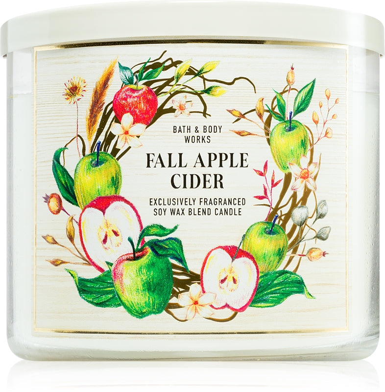 Bath & Body Works Fall Apple Cider: Candela Profumata 411g