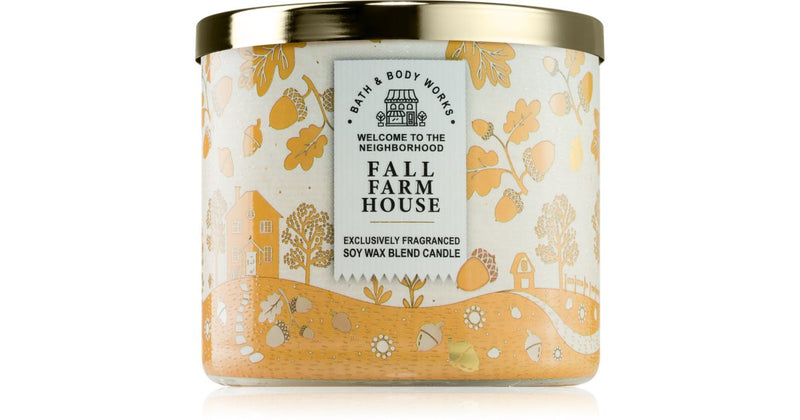 Bath & Body Works Fall Farmhouse duftlys 411 g