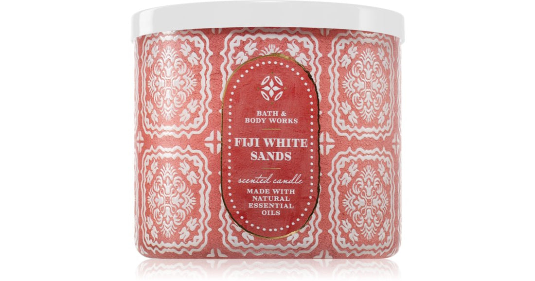 Bath &amp; Body Works Αρωματικό κερί Fiji White Sands 411 γρ