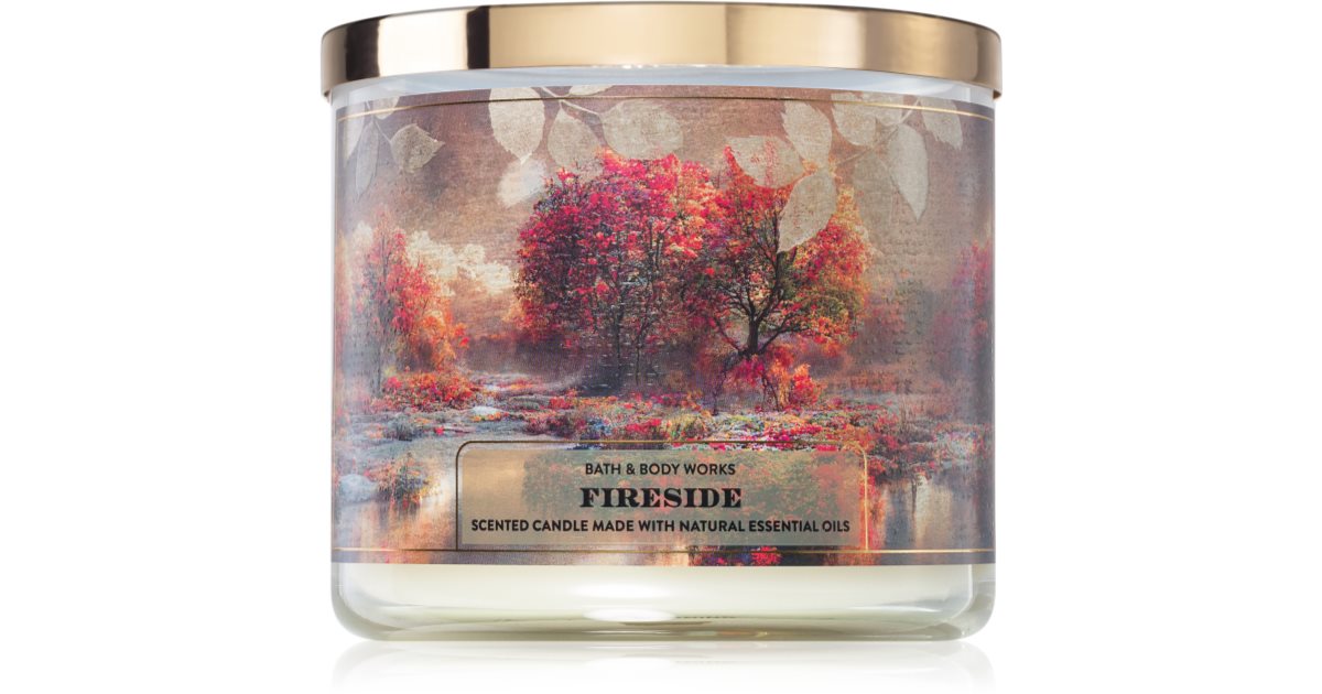 Bath &amp; Body Works بجانب المدفأة 411 جم