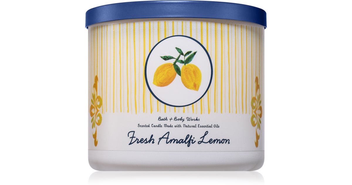 Bath &amp; Body Works Fresh Amalfi Lemon scented candle 411g