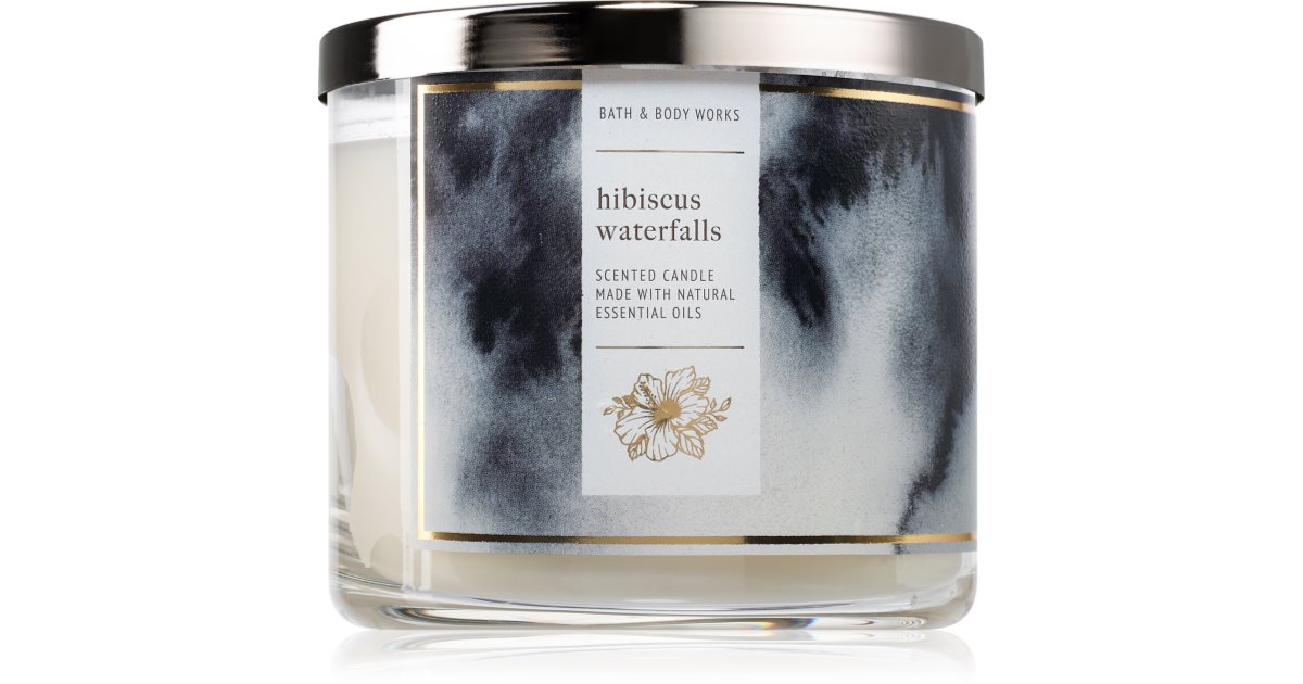 Bath &amp; Body Works Αρωματικό κερί Hibiscus Waterfalls 411 γρ