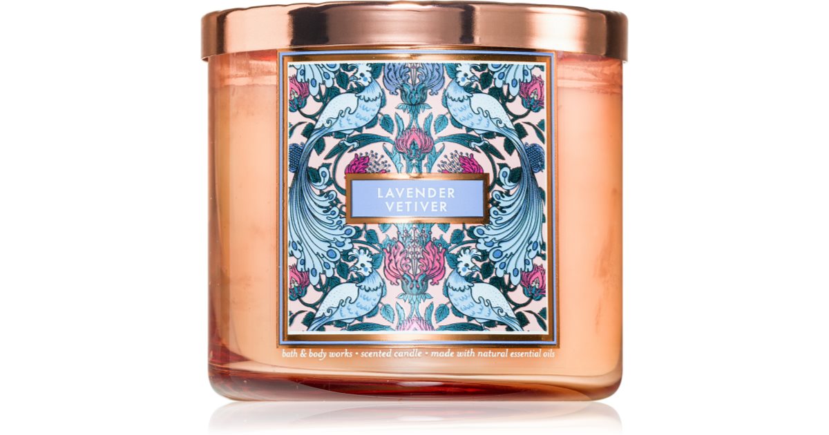 Bath &amp; Body Works Αρωματικό κερί Vetiver λεβάντας 411 γρ