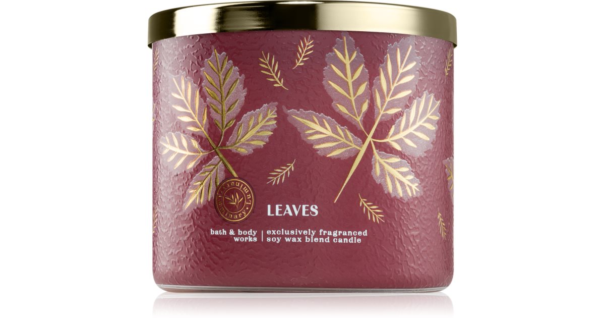 Bath &amp; Body Works Leaves scented candle 411 g