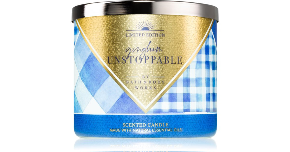 Bath &amp; Body Works מהדורה מוגבלת Gingham Unstoppable 411 גרם