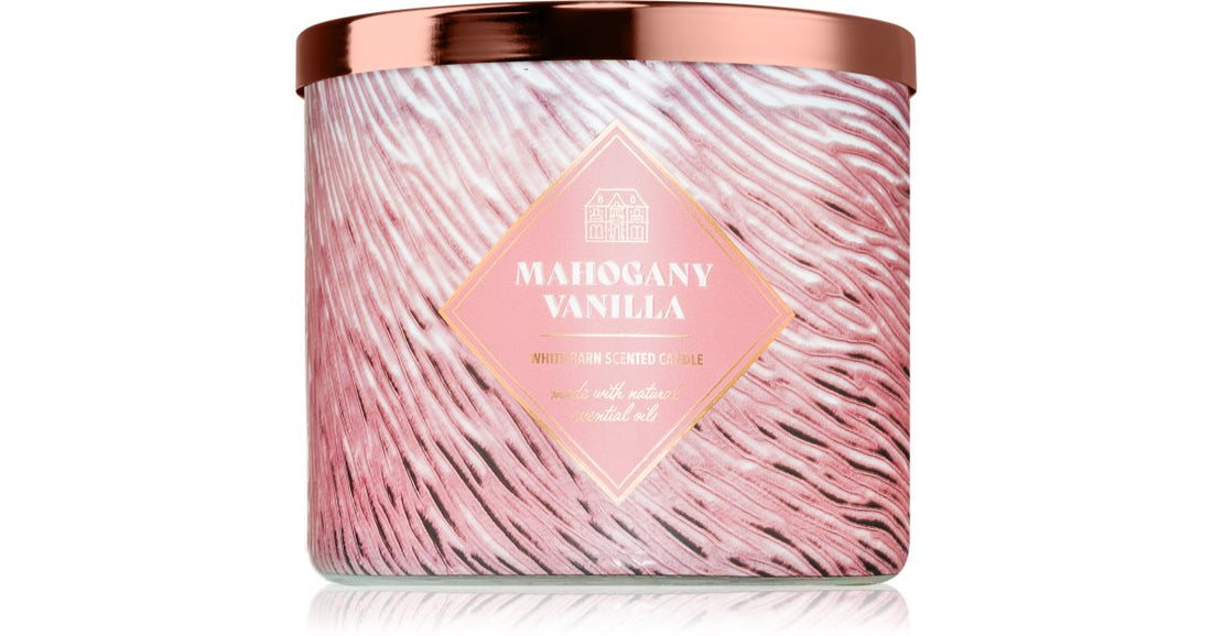 Bath &amp; Body Works Vonná svíčka mahagonová vanilka 411 g