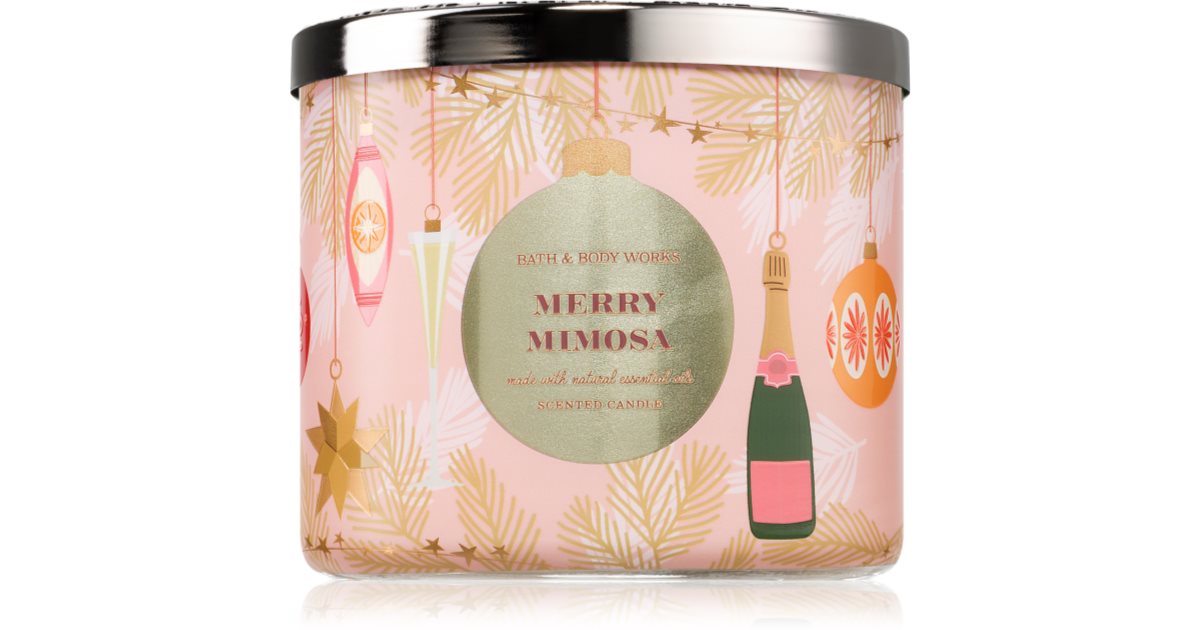 Bath &amp; Body Works Geurkaars Merry Mimosa 411 gr