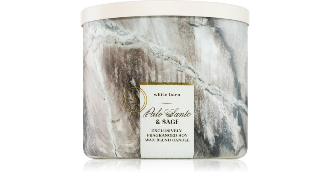 Bath &amp; Body Works Palo Santo &amp; Sage duftlys 411 g