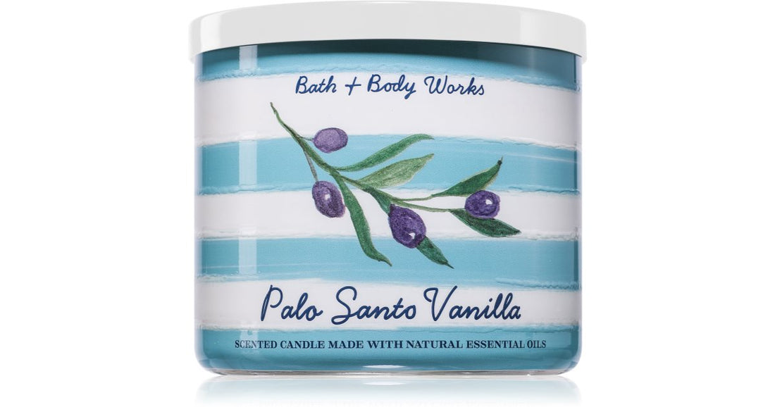 Bath &amp; Body Works Palo Santo Vaniljan tuoksukynttilä 411 g