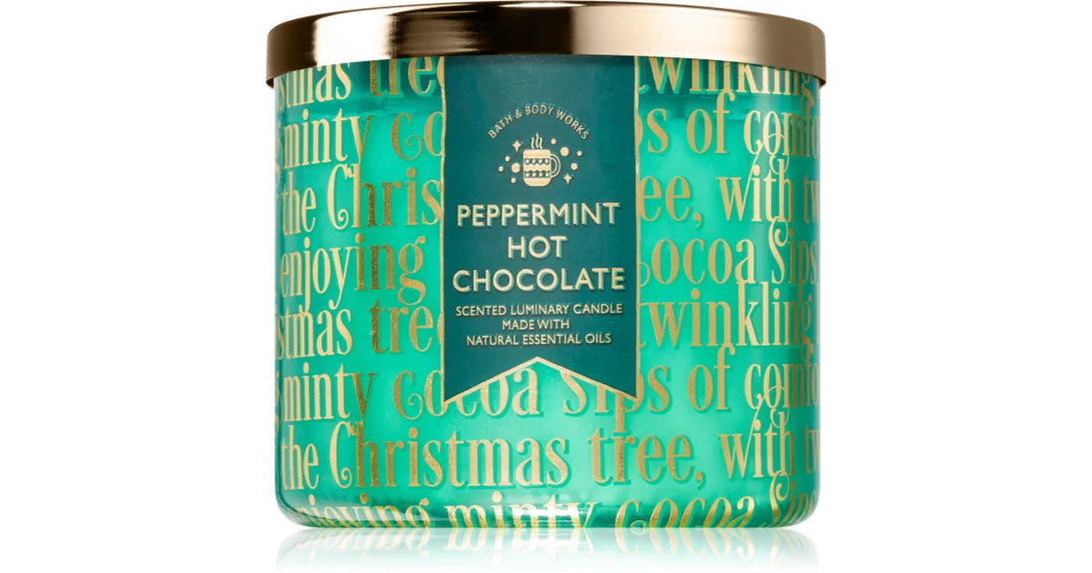 Bath &amp; Body Works Chocolat chaud à la menthe poivrée 411 g