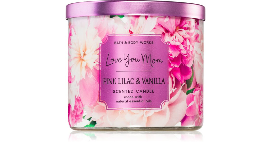 Bath &amp; Body Works Rosa Llac &amp; Vanilje 411 g