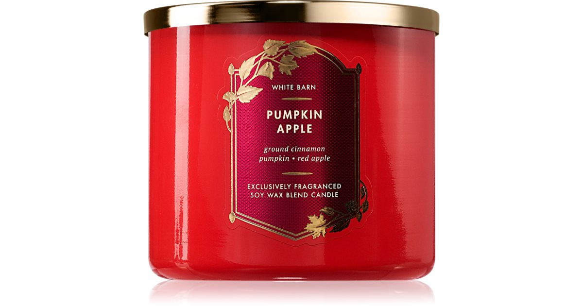 Bath &amp; Body Works Pompoen Appel geurkaars 411 gr