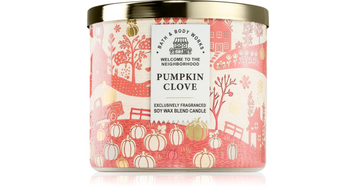 Bath &amp; Body Works Pumpkin Neilikka tuoksukynttilä 411 g