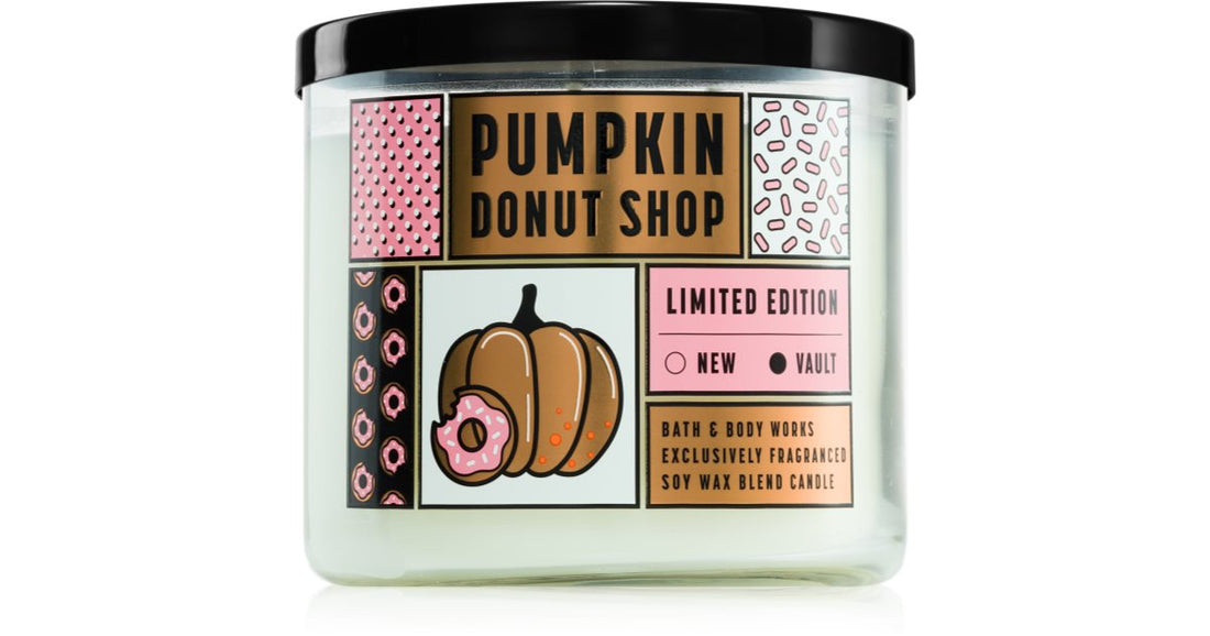 Bath &amp; Body Works Pumpkin Donut Shop vela perfumada 411 g