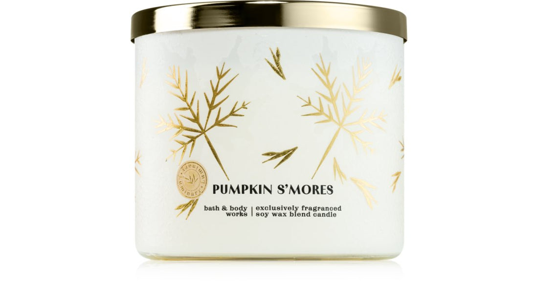 Bath &amp; Body Works Pumpkin Smores scented candle 411 g