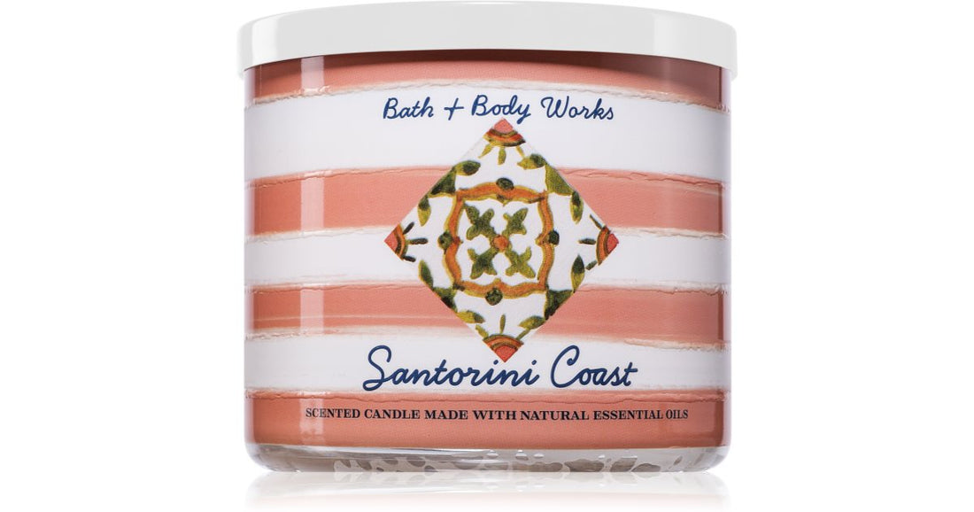 Bath &amp; Body Works Santorini Coast tuoksukynttilä 411 g