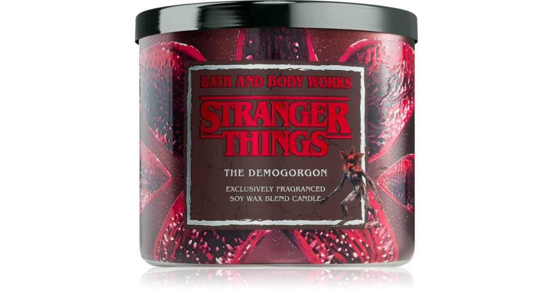 Bath &amp; Body Works Stranger Things נר ריחני Demogorgon 411 גרם