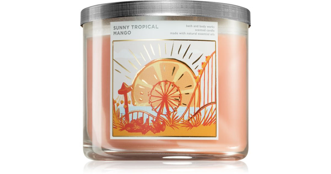 Bath &amp; Body Works Sunny Tropical Mango 411 גרם