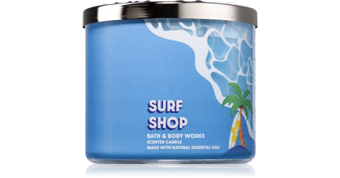 Bath &amp; Body Works Surf Shop tuoksukynttilä 411 g