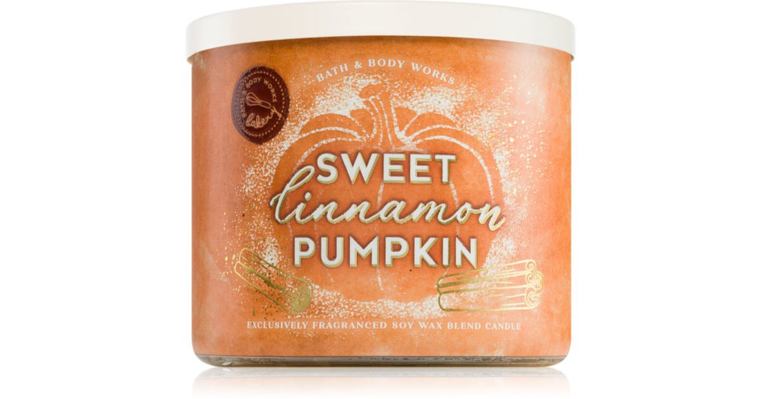 Bath &amp; Body Works Bougie parfumée Sweet Cinnamon Pumpkin 411 g