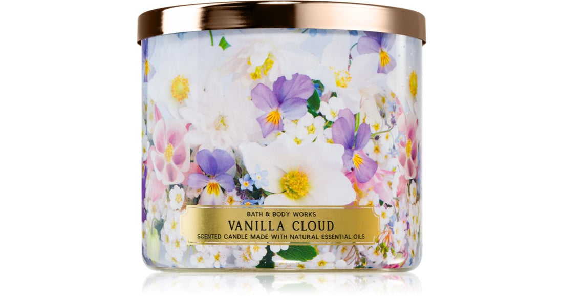 Bath &amp; Body Works Vonná svíčka Vanilla Clouds 411 g