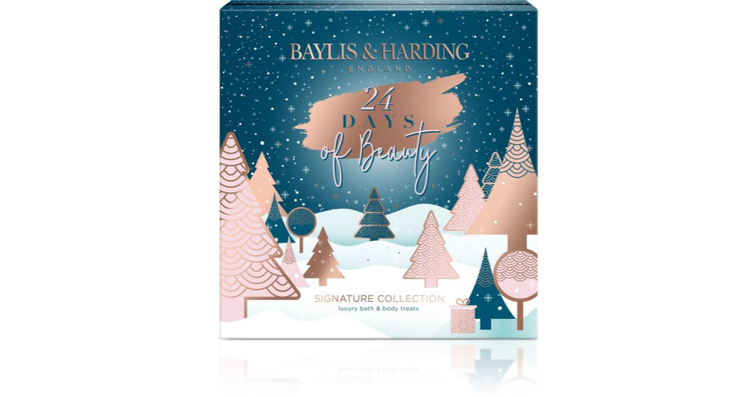 Baylis &amp; Harding Calendario de Adviento de jojoba, vainilla y aceite de almendras