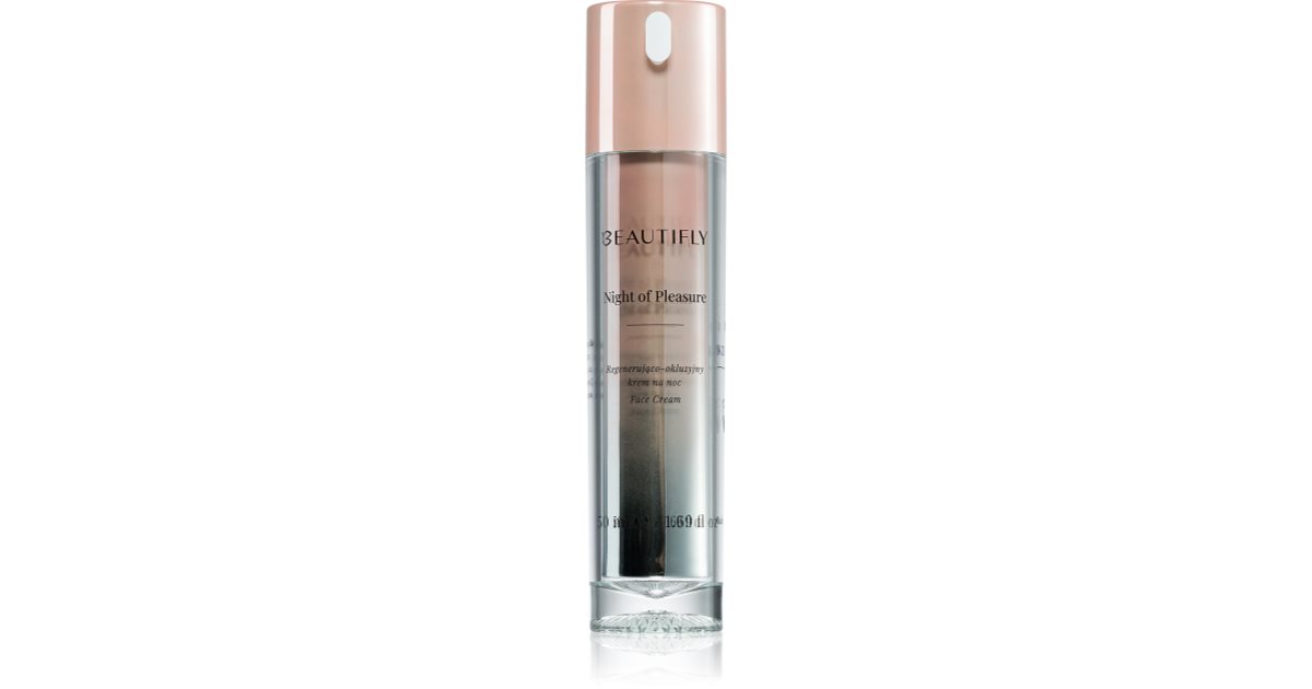 Beautifly Night of Pleasure crema nutriente intensa notte per il viso 50 ml