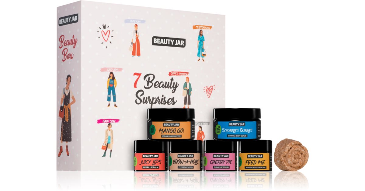 Beauty Jar Coffret 7 Surprises Beauté Scrubbles Bubbles