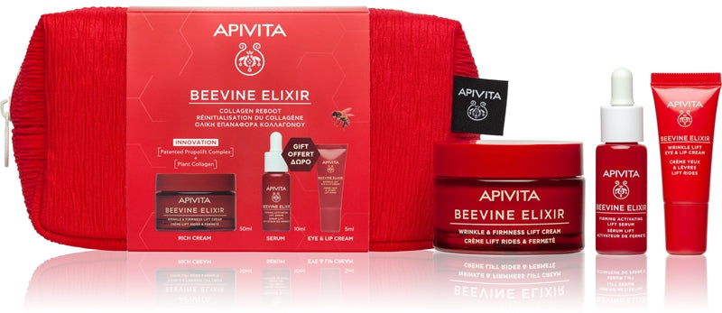 Apivita Beevine Elixir Collagen Reboot confezione regalo per rassodare la pelle