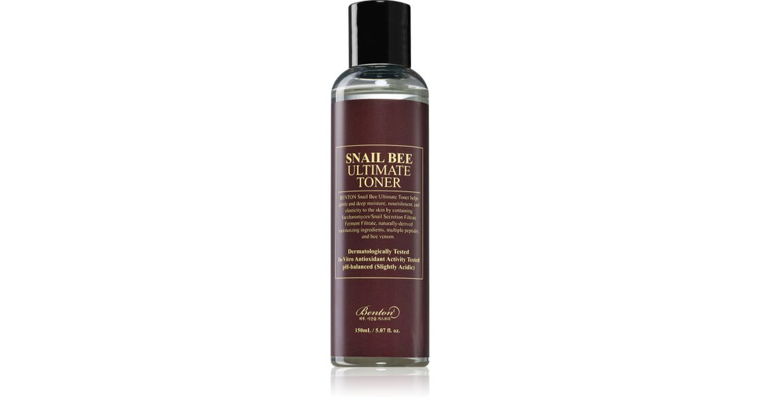 Benton Snail Bee lotion tonique émolliente et hydratante effet anti-rides 150 ml