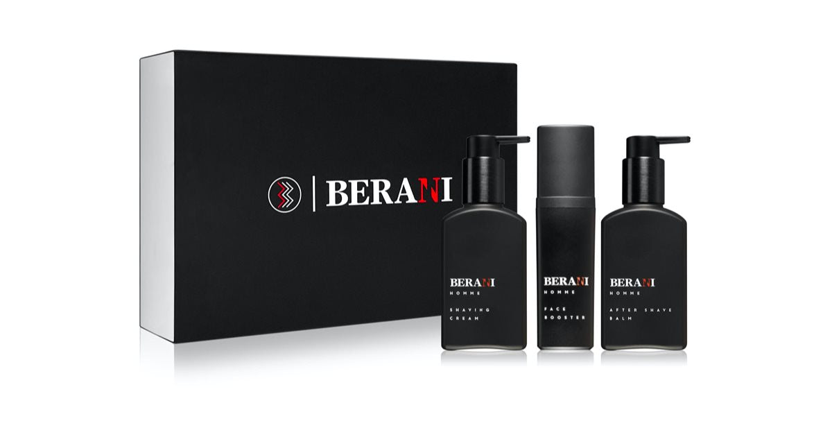 Conjunto de cuidados faciais BERANI Homme para homens