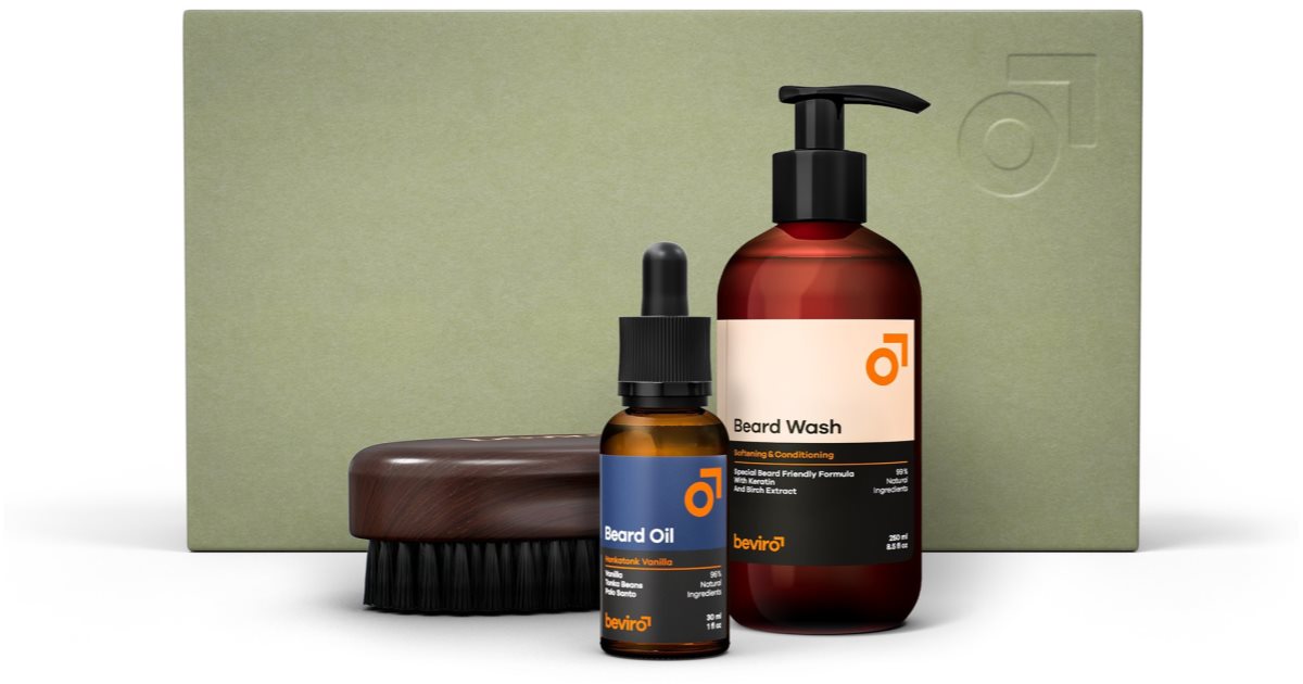 Beviro Honkatonk Vanilla Beard Care Kit Ξυρίσματος Κουτί δώρου 1 τεμ