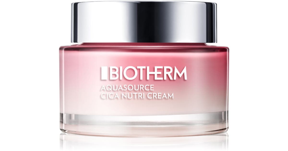 Biotherm Aquasource Cica Nutri Nourishing Moisturizing Cream for Dry and Very Dry Sensitive Skin 75ml