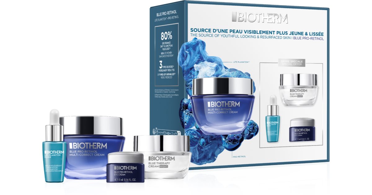 Biotherm Blå Pro-Retinol Multi Corrective Cream gavepakke til kvinder 1 stk