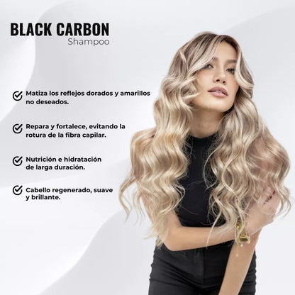 Shampoo Abril et Nature Black Carbon Toning Shampoo 1000 ml