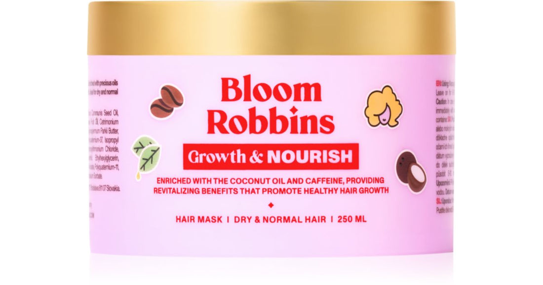 Bloom Robbins النمو والتغذية maschera لتغذية الشعر لجميع أنواع الشعر 250 مل