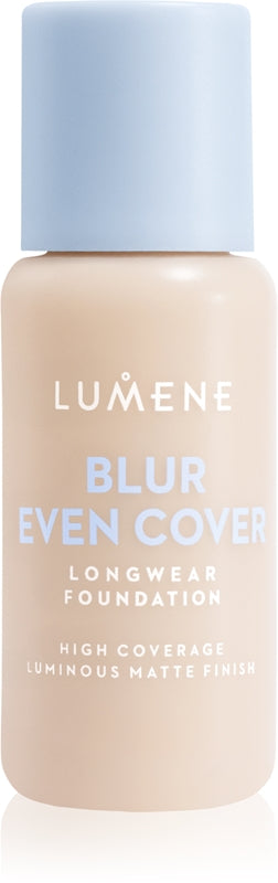 Lumene Blur Even Cover fondotinta liquido con finish matte 16 ore colore 0 30 ml