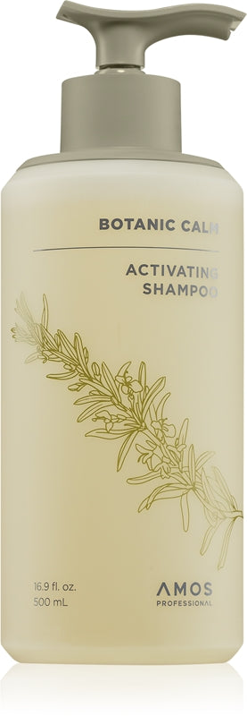 AMOS PROFESSIONAL Botanic Calm Activating Shampoo 髪の密度低下に対する強化シャンプー 500 ml 