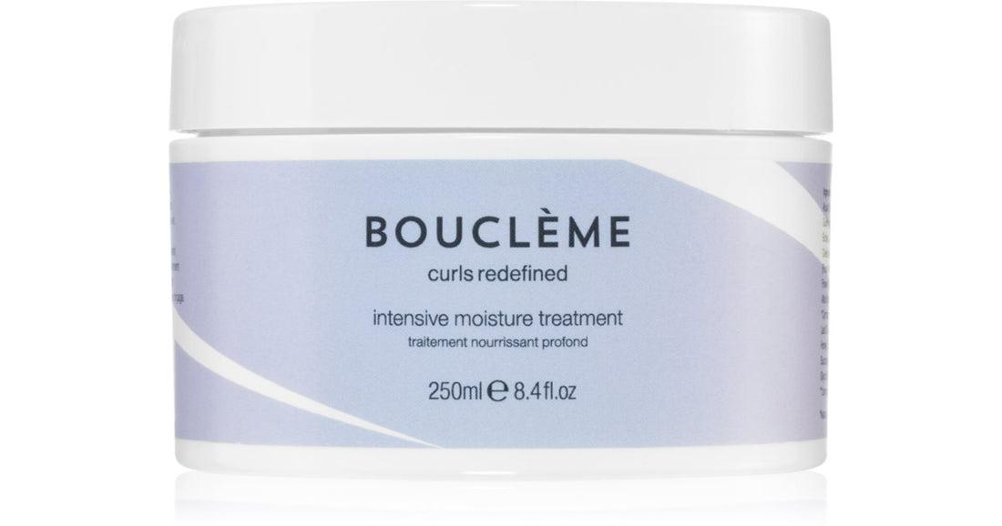 Bouclème Curl Εντατική ενυδατική και θρεπτική θεραπεία για λαμπερά και απαλά μαλλιά για σπαστά και σγουρά μαλλιά 250 ml