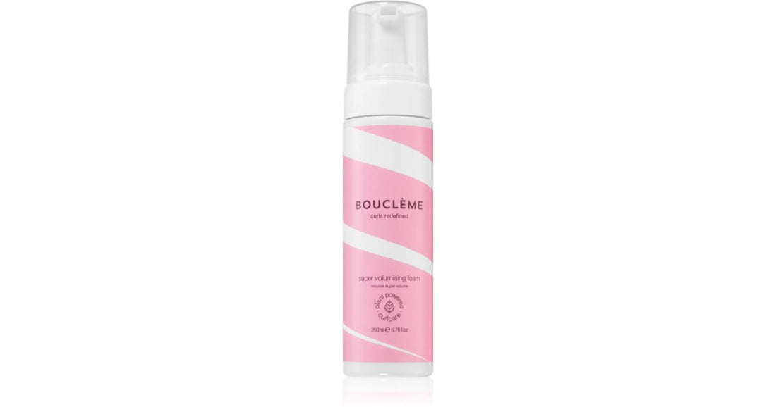 Bouclème Modelovací pěna Super Volumizing Curl Mousse na fixaci a tvarování 200 ml