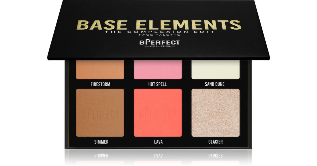 BPerfect Base Elements The Complexion Edit wielofunkcyjna paleta do twarzy 27 g