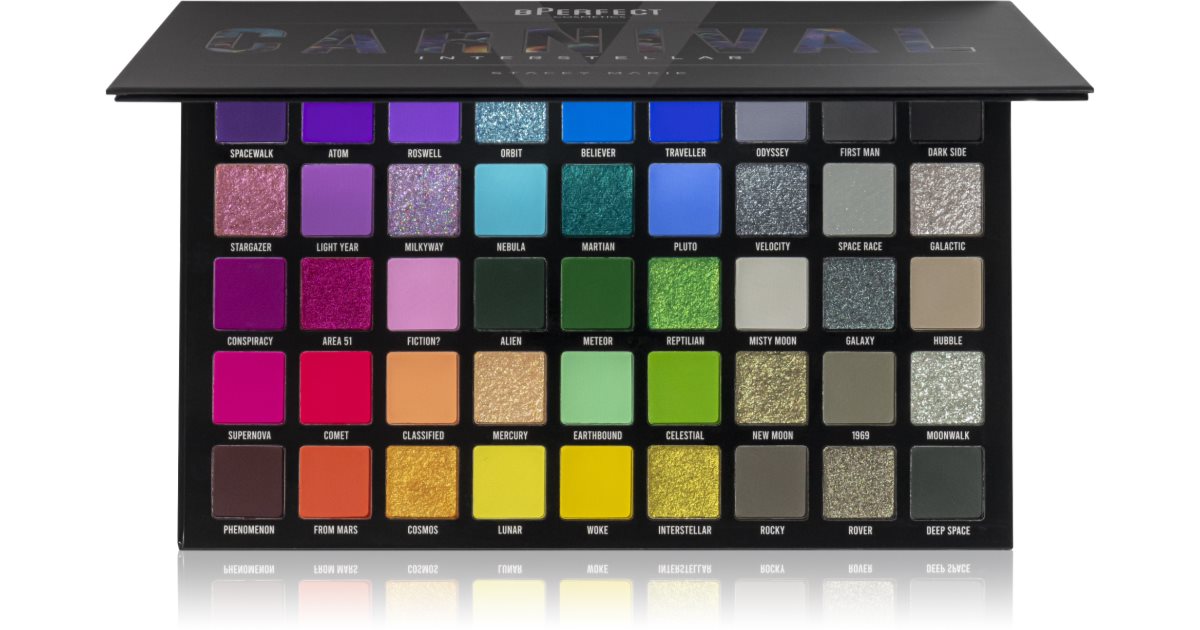 BPerfect Palette de fards à paupières Carnival V Interstellaire 54g