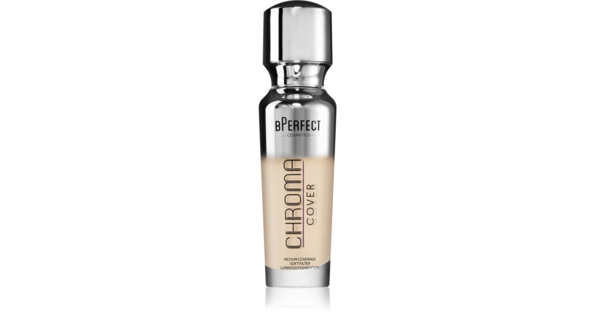 BPerfect Κάλυμμα Chroma Φωτεινό φωτιστικό υγρό foundation χρώμα W1 30 ml