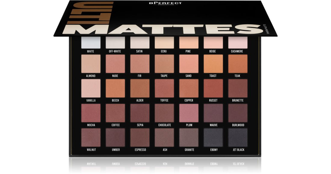 Palette de fards à paupières BPerfect Ultimattes 45,5 g